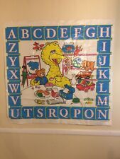 Alfombra de vinilo cuadrado de 45" ABC Sesame Street Learning juego obras de arte de Tom Brannon #A04, usado segunda mano  Embacar hacia Argentina