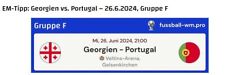 Portugal georgien tickets gebraucht kaufen  Gelsenkirchen