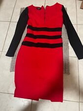 Bebe cuerpo rojo y negro dres talla XSs, usado segunda mano  Embacar hacia Argentina