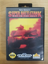 Garry Kitchen's Super Battletank: War in the Gulf Sega Genesis COMPLETO, usado segunda mano  Embacar hacia Argentina