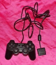 🎮 Sony Playstation 2 PS2 Dualshock 2 Analog Wired Black Controller SCPH-10010 for sale  Shipping to South Africa