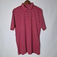 Camisa polo Tommy Bahama Island Zone para hombre grande rosa manga corta nailon spandex segunda mano  Embacar hacia Argentina