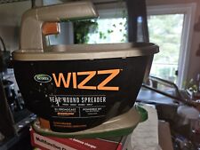 Espalhador de erva daninha semente fertilizante Scotts WIZZ EdgeGuard capacidade de carga 10 lb comprar usado  Enviando para Brazil