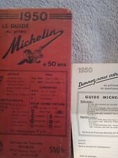 Guide michelin 1950 d'occasion  Paris XIX