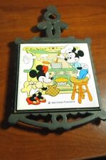 Utensílios domésticos Disney - Decoração vintage de rebite de ferro fundido Mickey & Minie - Feita no Japão comprar usado  Enviando para Brazil