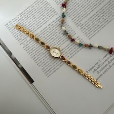 Vintage Watch for Womens, Gold Womens Vintage Watch, Vintage Watch With Gemstone, usado segunda mano  Embacar hacia Argentina