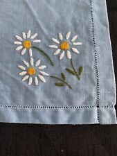 Vintage embroidered linen for sale  GUILDFORD