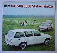 Folheto de vendas DATSUN 1600 STATION WAGON ESTATE original 1968 Reino Unido Mkt grande formato comprar usado  Enviando para Brazil