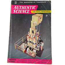 Ciencia ficción auténtica #64 diciembre 1955 Reino Unido digestión E. C. Tubb J. T. McIntosh segunda mano  Embacar hacia Mexico