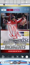 Used, Topps Skate Digital 2018 Alex Ovechkin Milestone Signature Super Rare 92cc for sale  Shipping to South Africa
