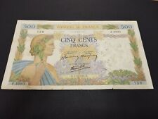 Billets 500 francs d'occasion  Urrugne