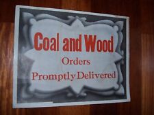 1920 coal wood for sale  Hopkinton