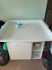 IKEA Smastad Baby Changing Table White with Drawers, used for sale  EXETER