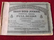 Salvation army. band for sale  PLYMOUTH