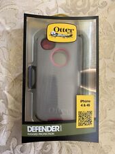 Capa OtterBox DEFENDER para Apple iPhone 4/4s com Coldre - Cinza/Rosa - Nova , usado comprar usado  Enviando para Brazil