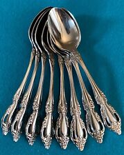 Set of 8 EIGHT Oneida Raphael Teaspoons 6" Stainless Flatware Silverware for sale  Shipping to South Africa