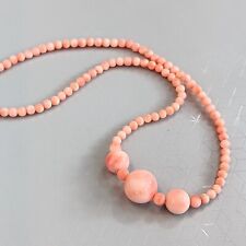 Colar natural Japão pele de anjo rosa laranja coral comprimento 16 polegadas. ,peso 13g. comprar usado  Enviando para Brazil