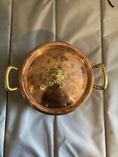 Used, NEW!!Ruffoni Historia Hammered Copper Stock Pot with Pineapple Knob, 5 1/2-Qt. for sale  Shipping to South Africa