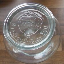 Weck rundrand glass for sale  WISBECH