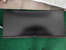 Used, For Parts AOC CU34G2X 34" QHD 144Hz UltraWide Curved LED Monitor for sale  Shipping to South Africa