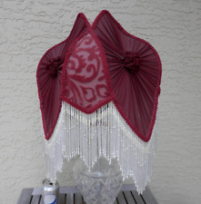 Victorian pleated red for sale  USA
