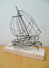 Sculpture bateau fil d'occasion  Les Andelys