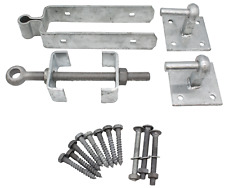 Field Gate Hinges Adjustable Set Farm Driveway 5bar Heavy Duty Bottom Hooks AFHP for sale  Shipping to South Africa