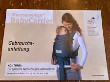 Babytrage storchenwiege babyca gebraucht kaufen  Einhausen