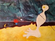 ÓLEO PINTADO A MANO SOBRE LIENZO después de FAMOSO 1953 obra de Joan Miró #Regalo Único ARTE RARO segunda mano  Embacar hacia Argentina