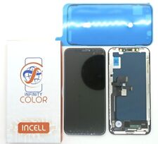 TOUCH VETRO LCD DISPLAY APPLE IPHONE X INCELL SCHERMO PARI ORIGINALE + FRAME TOP, usato usato  Grottaglie