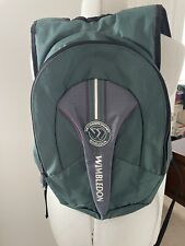 Wimbledon Backpack Tennis Open Compact Rucksack Bag GREEN for sale  Shipping to South Africa