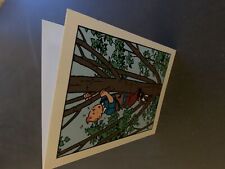 Tintin arbre postcard d'occasion  France
