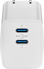 Insignia 35W Dual Port USB-C Compact Wall Charger for iPhone 15/iPad Pro - White for sale  Shipping to South Africa