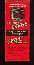 Década de 1940? Baterias Mohr's Garage Grant desde 1919 telefone 313 Gladbrook IA Tama Co comprar usado  Enviando para Brazil
