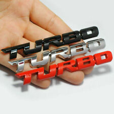 1x Logotipo TURBO 3D carro emblema de metal emblema adesivo porta-malas para-lama decalques acessórios comprar usado  Enviando para Brazil