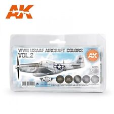 AK Interactive AK11733 - WWII USAAF Aircraft Colors Vol.2 SET 3G 5x17ml comprar usado  Enviando para Brazil