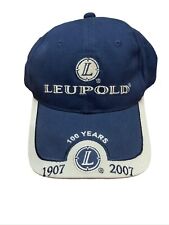 Used, Leupold Hat 100 Years 1907-2007 Commemorative 100% Cotton Adjustable Snapback for sale  Shipping to South Africa