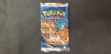 Pokemon TCG 1999 Base Set Unlimited EMPTY Booster Pack Charizard Art EMPTY for sale  Shipping to Canada
