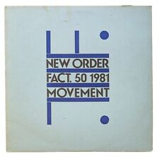 Movimento New Order, 1981 LP Factory Fact 50 vinil preto lançamento no Reino Unido comprar usado  Enviando para Brazil
