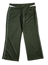Pantalones de entrenamiento Athletic Works talla XL (16-18) verdes elásticos rectos para mujer, usado segunda mano  Embacar hacia Argentina