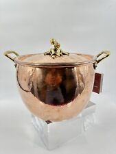 RUFFONI HISTORIA COLLECTION COPPER STOCKPOT  HAMMERED W/OLIVES  BRANCH 7.5 QT for sale  Shipping to South Africa