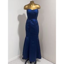 Vestido formal Belsoie feminino azul marinho sem alças sereia tamanho 4 comprar usado  Enviando para Brazil