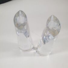 2 crystal holders candle for sale  Seattle