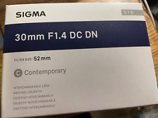 Sigma contemporary 30mm for sale  DUNFERMLINE