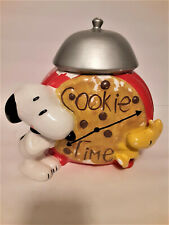 Vintage Cookie Time Cookie Jar w Snoopy & Woodstock for sale  Celina