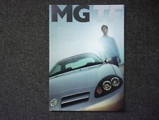 mg tf brochure for sale  WIGAN