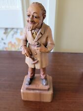 Used, Vintage Anri Wood Carvings Pharmacist  Figurine 7" for sale  Shipping to South Africa