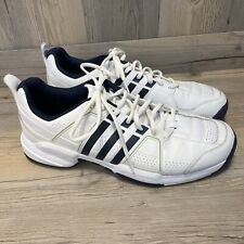 Usado, Zapatos de tenis/correr Adidas Response Adiprene para hombre talla 14 blancos azules segunda mano  Embacar hacia Argentina