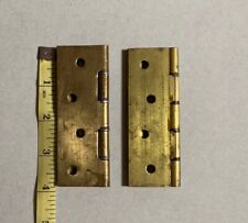 Antique brass hinges for sale  HALIFAX