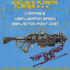 PC ⭐⭐⭐⭐ Vampire's +25% Velocidad de Arma -25% Costo de Punto de Acción ENCLAVE FLAMER PLASMA segunda mano  Embacar hacia Argentina